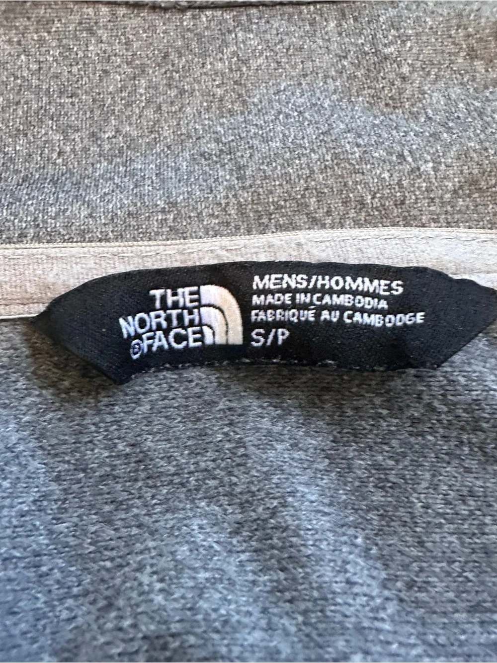 The North Face lightweight gray